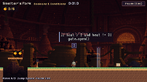 In-game view of The truth gates in Smelter's Fork